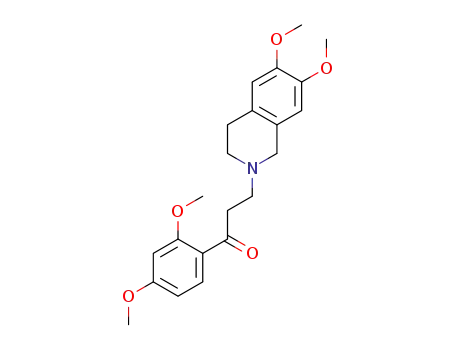 3-(6,7-dimethoxy-1,2,3,4-tetrahydroisoquinolin-2-yl)-1-(2,4-dimethoxyphenyl)propan-1-one