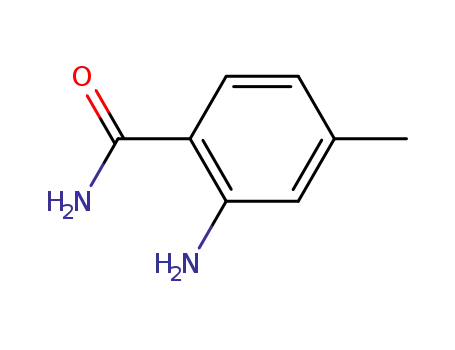 Molecular Structure of 39549-79-6 (2-Amino-4-methylbenzamide)