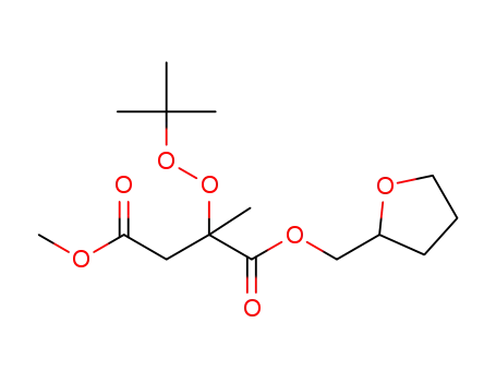 4-methyl-1-((tetrahydrofuran-2-yl)methyl) 2-(tert-butylperoxy)-2-methylsuccinate