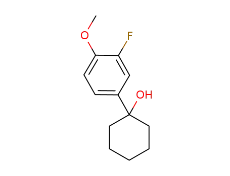 1-(3-fluoro-4-methoxyphenyl)cyclohexan-1-ol