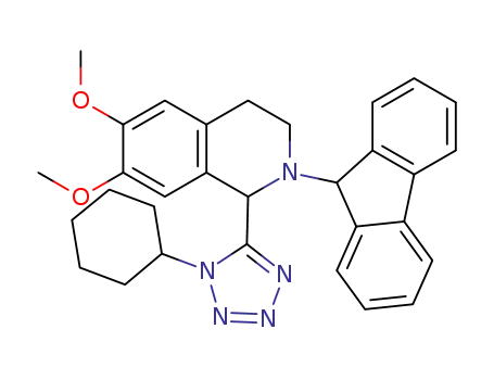 1-(1-cyclohexyl-1H-tetrazol-5-yl)-2-(9H-fluoren-9-yl)-6,7-dimethoxy-1,2,3,4-tetrahydroisoquinoline