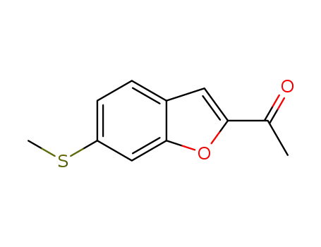 1-(6-(methylthio)benzofuran-2-yl)ethan-1-one