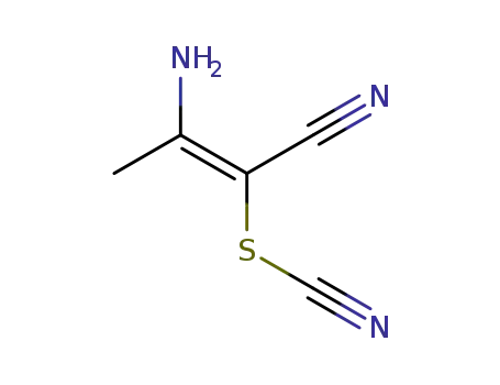 (E)-3-amino-2-thiocyanatobut-2-enenitrile