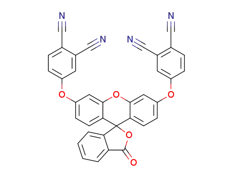 4-[3'-(3,4-dicyanophenoxy)-3H-spiro[2-benzofuran-1,9'-xanthen]-3-oneoxy]benzene-1,2-dicarbonitrile