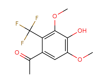 1-[4-hydroxy-3,5-dimethoxy-2-(trifluoromethyl)phenyl]ethan-1-one