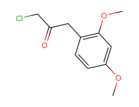 3-chloro-1-(2,4-dimethoxyphenyl)acetone