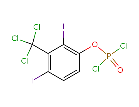 dichlorophosphoric acid-(2,4-diiodo-6-trichloromethyl-phenyl ester)