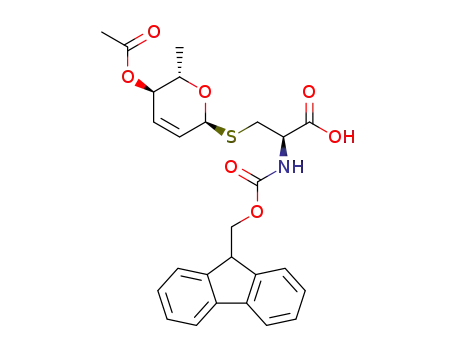 N-(9-fluorenylmethyloxycarbonyl)-S-(4-O-acetyl-2,3,6-trideoxy-α-L-erythrohex-2-enopyranosyl)-L-cysteine
