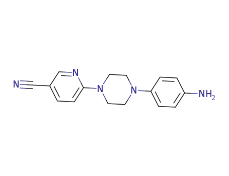 6-[4-(4-aminophenyl)piperazin-1-yl]pyridine-3-carbonitrile