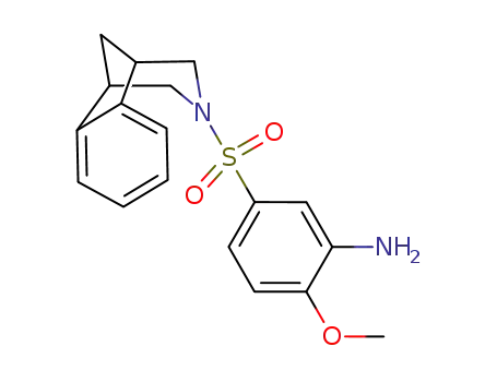 2-methoxy-5-((1,2,4,5-tetrahydro-3H-1,5-methanobenzo[d]azepin-3-yl)sulfonyl)aniline