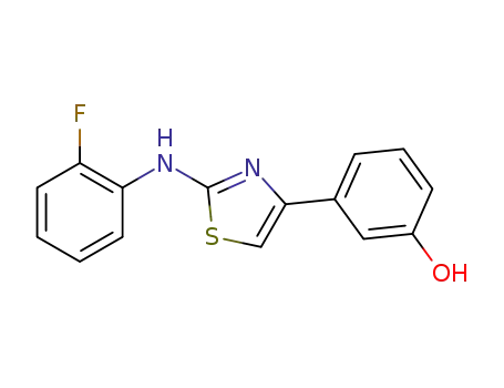 3-(2-((2-fluorophenyl)amino)thiazol-4-yl)phenol