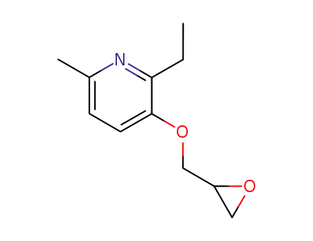 2-Ethyl-6-methyl-3-oxiranylmethoxy-pyridine