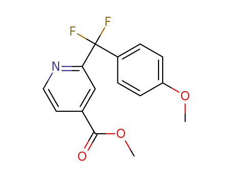 methyl 2-(difluoro(4-methoxyphenyl)methyl)isonicotinate