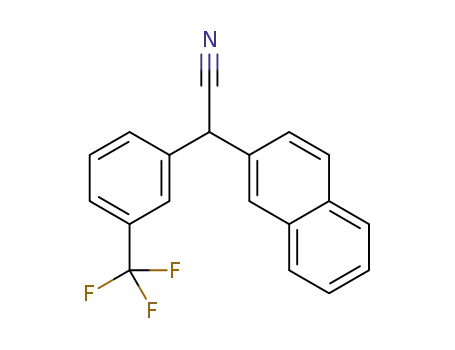 2-(naphthalen-2-yl)-2-(3-(trifluoromethyl)phenyl)acetonitrile