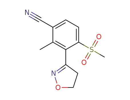 3-[3-cyano-2-methyl-6-methylsulfonylphenyl]-4,5-dihydroisoxazole