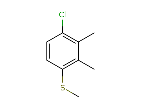 2,3-dimethyl-4-methylthio-1-chlorobenzene