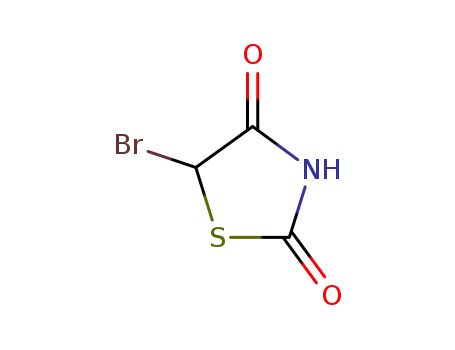 Molecular Structure of 125518-48-1 (5-Bromothiazolidine-2,4-dione)