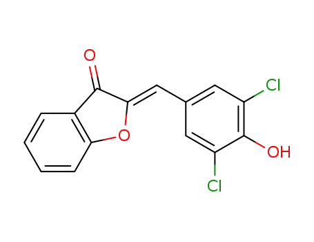 (2Z)-2-[(3,5-dichloro-4-hydroxyphenyl)methylidene]benzofuran-3-one