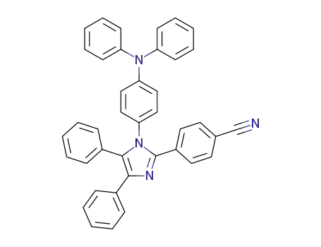 4-(1-(4-(diphenylamino)phenyl)-4,5-diphenyl-1H-imidazole-2-yl)benzonitrile