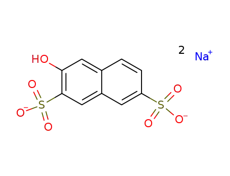 Molecular Structure of 135-51-3 (Disodium 2-naphthol-3,6-disulfonate)