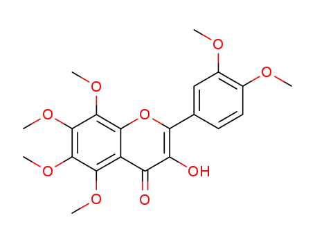 3-hydroxy-5,6,7,8,3′,4′-hexamethoxyflavone