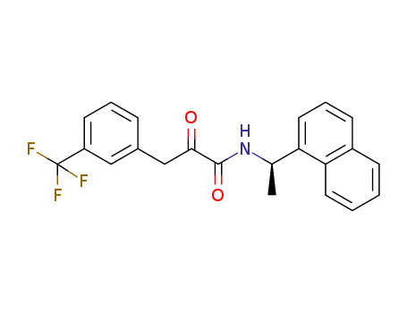 (R)-3-(1-(naphthalen-1-yl)ethylamino)-1-(3-(trifluoromethyl)phenyl)propane-2,3-dione