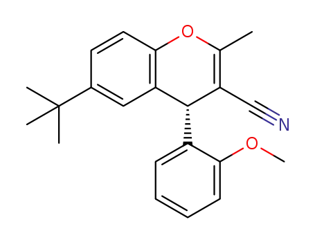 (R)-6-(tert-butyl)-4-(2-methoxyphenyl)-2-methyl-4H-chromene-3-carbonitrile