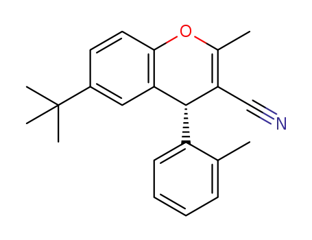 (R)-6-(tert-butyl)-2-methyl-4-(o-tolyl)-4H-chromene-3-carbonitrile