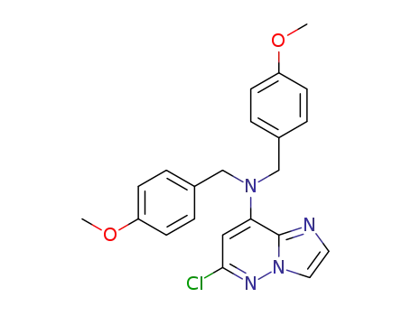 6-chloro-N,N-bis(4-methoxybenzyl)imidazo[1,2-b]pyridazin-8-amine