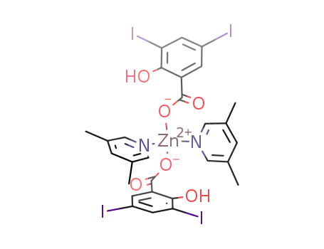 [(3,5-dimethylpyridine)2Zn(3,5-iodosalicylate)2]
