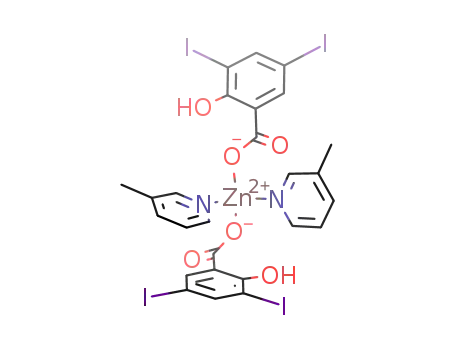 [(3-methylpyridine)2Zn(3,5-iodosalicylate)2]