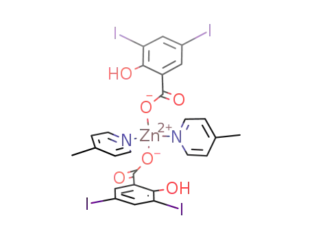 [(4-methylpyridine)2Zn(3,5-iodosalicylate)2]