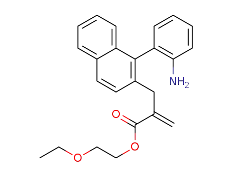 2-ethoxyethyl 2-((1-(2-aminophenyl)naphthalen-2-yl)methyl)acrylate