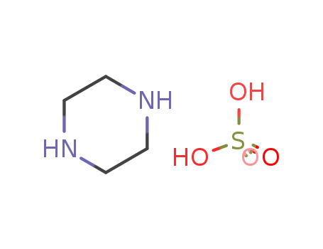 Molecular Structure of 4554-26-1 (PIPERAZINE SULFATE)