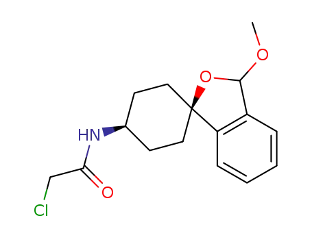 cis-2-chloro-N-(3-methoxy-3H-spiro[[2]benzopyran-1,1’-cyclohexan]-4’-yl)acetamide