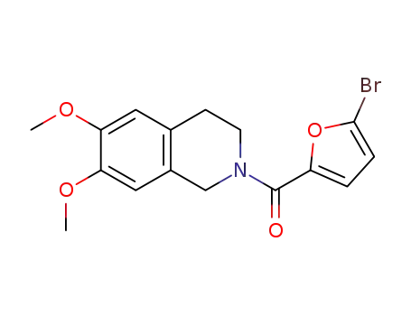 5-bromo-2-(2'-H-3,4-dihydro-6,7-methoxyisoquinoline)furan-2-carboxamide