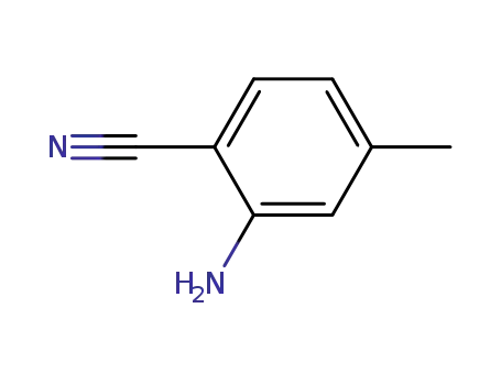 Molecular Structure of 26830-96-6 (2-Amino-4-methylbenzonitrile)