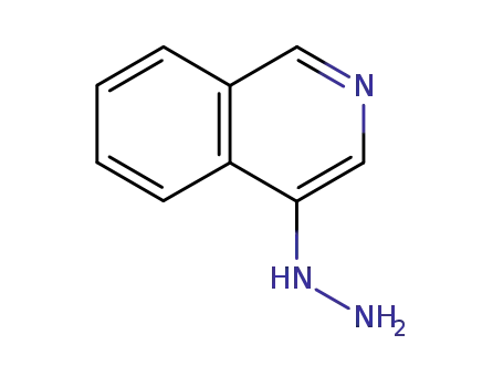 Molecular Structure of 15330-50-4 (Isoquinoline, 4-hydrazino- (8CI,9CI))