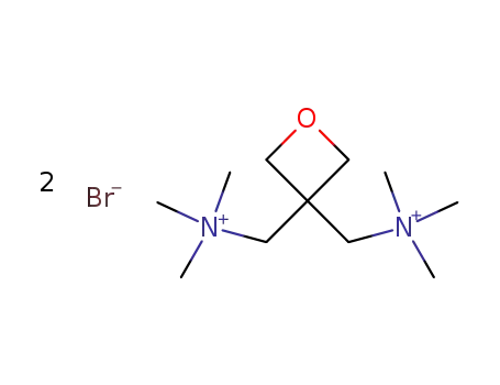 3,3-bis-trimethylammoniomethyl-oxetane; dibromide