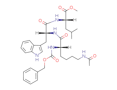 N-benzyloxycarbonyl-L-lysyl(Ac)-D-tryptophyl-L-leucine methyl ester