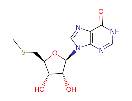 Molecular Structure of 17298-58-7 (5'-methylthioinosine)