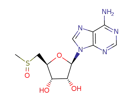 Molecular Structure of 3387-65-3 (methylthioadenosine sulfoxide)