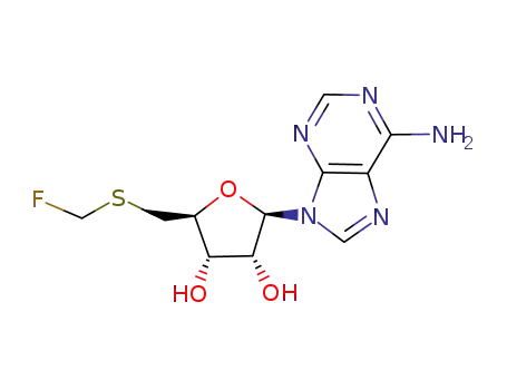 Molecular Structure of 118560-47-7 (Adenosine,5'-S-(fluoromethyl)-5'-thio- (9CI))