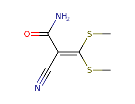 2-cyano-3,3-bis(methylthio)-2-Propenamide