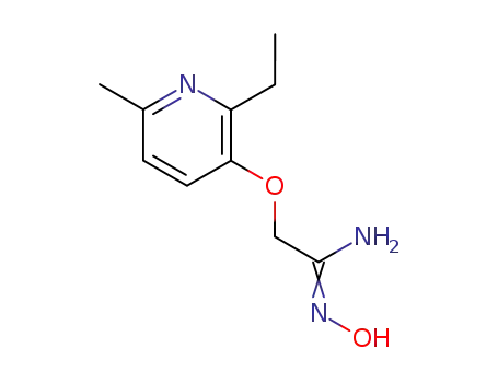 2-ethyl-6-methylpyride-3-iloxyacetic amidoxime
