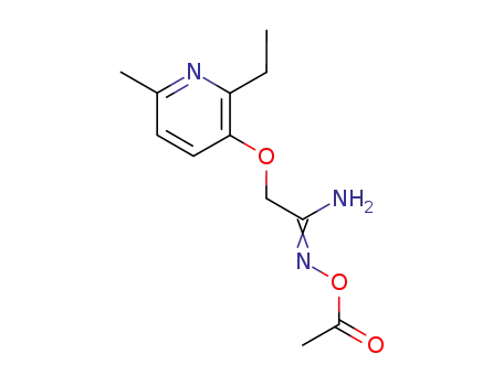O-acetylamidoxime(2-ethyl-6-methylpyride-3-iloxy)acetate