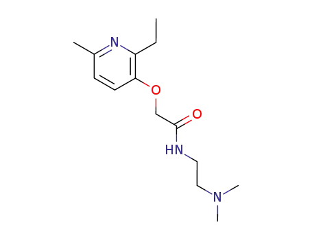 2-dimethylaminoethylamide-2-ethyl-6-methylpyride-3-iloxyacetate