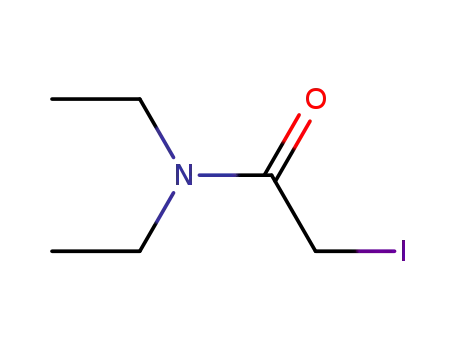 Molecular Structure of 78258-15-8 (Acetamide, N,N-diethyl-2-iodo-)
