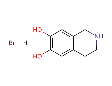 Molecular Structure of 52768-23-7 (1,2,3,4-TETRAHYDRO-6,7-ISOQUINOLINEDIOL HYDROBROMIDE)