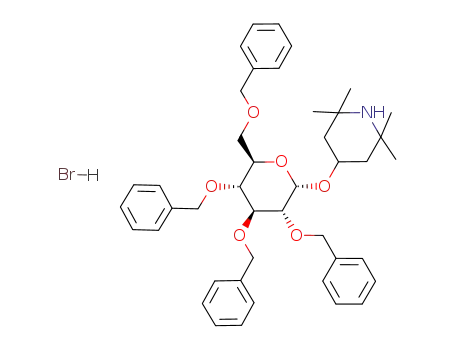 2,2,6,6-tetramethylpiperidin-4-yl tetra-O-benzyl-α-D-glucopyranoside hydrobromide